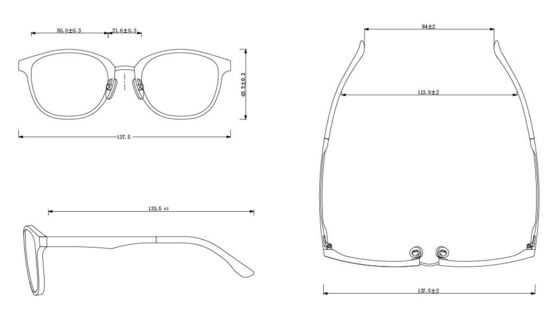 High End OEM ODM Blue Light Blocking Photochromic Glasses Unisex Use